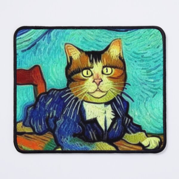 Item preview, Cat Van Gogh Style #21 designed and sold by cardia1991.