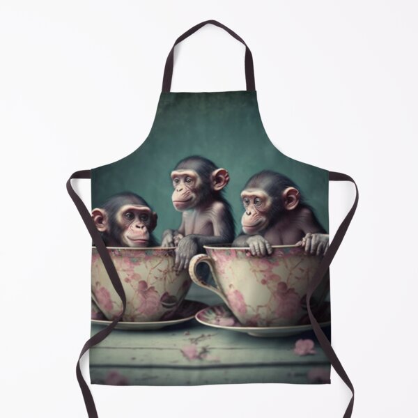 Item preview, The Funniest Chimps in Teacups designed and sold by rdreubss7.