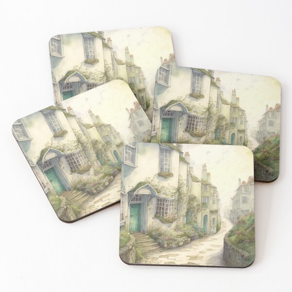 Item preview, A winding street of quaint old houses designed and sold by NattyCorvus.