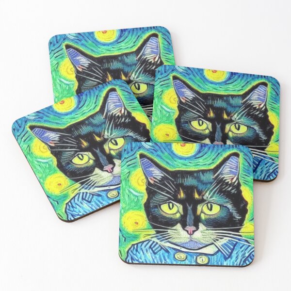 Item preview,  Cat Van Gogh Style #22 designed and sold by cardia1991.