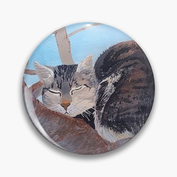 Item preview, Cat napping in a tree designed and sold by RadMomCreations.