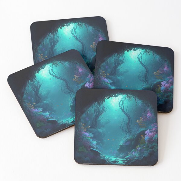 Item preview, Deep sea cave designed and sold by HappyBlackMoona.