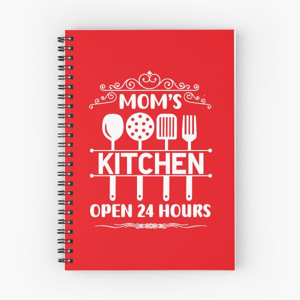 Item preview, Mom's Kitchen Open 24 Hours, Funny Kitchen Quote, Cooking Quote designed and sold by DesignHouse07.