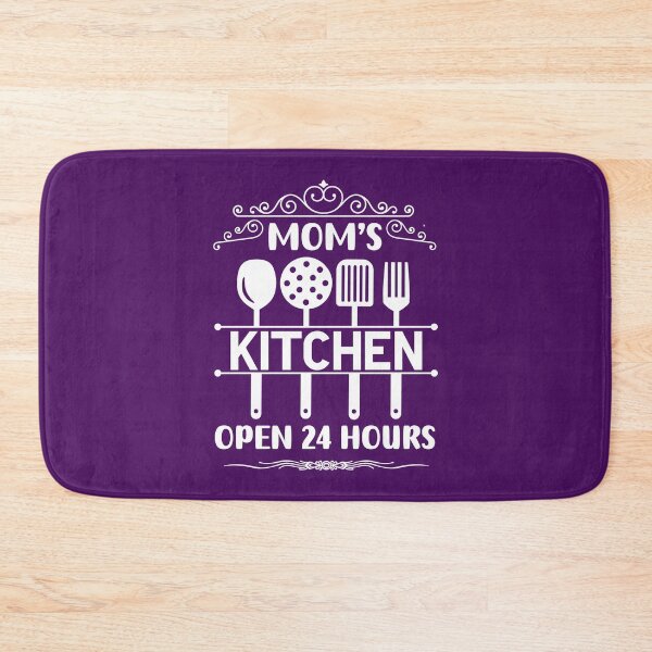 Item preview, Mom's Kitchen Open 24 Hours, Funny Kitchen Quote, Cooking Quote designed and sold by DesignHouse07.
