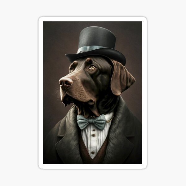 Item preview, Gentleman Dog #2 designed and sold by MichaelMayArt.