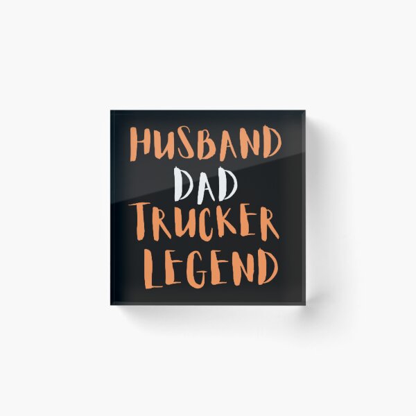 Item preview, HUSBAND DAD TRUCKER LEGEND  designed and sold by mystylecorner.