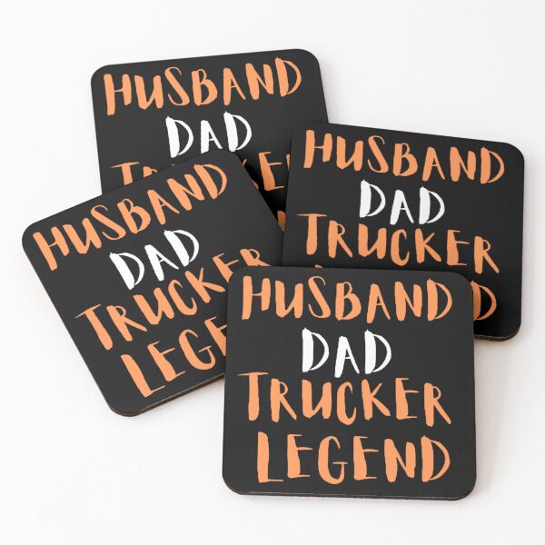 Item preview, HUSBAND DAD TRUCKER LEGEND  designed and sold by mystylecorner.