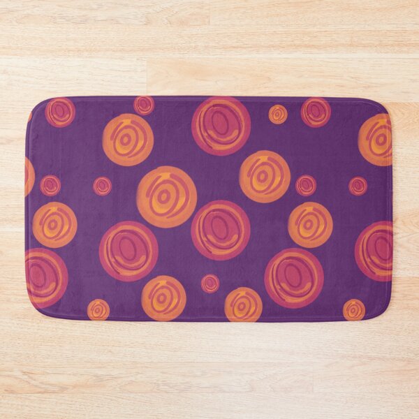 Item preview, Orange Pink Bauble Swirl - Pattern designed and sold by jolabrese.