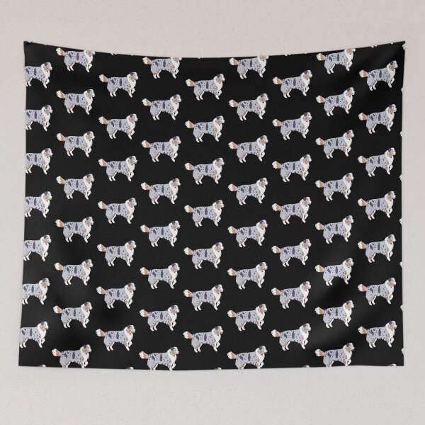 Item preview, miniature american shepherd illustration designed and sold by Yarafantasyart.