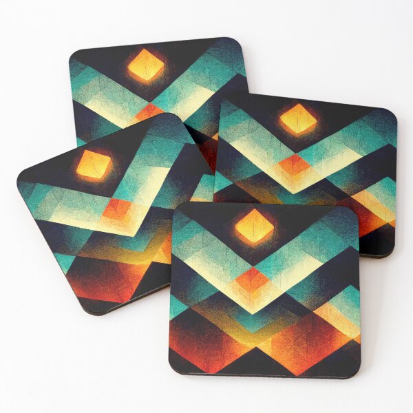 Item preview, abstract luminous geometric pattern designed and sold by sSupernovas001.