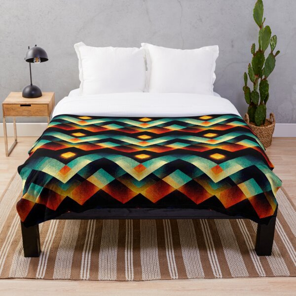 Item preview, abstract luminous geometric pattern designed and sold by sSupernovas001.