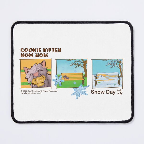 Item preview, Cookie Kitten Nom Nom - Snow Day Comic Strip designed and sold by key-creations.