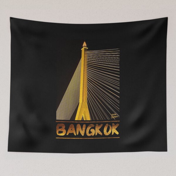Item preview, Rama VIII Bridge; Bangkok; designed and sold by StickerApe.