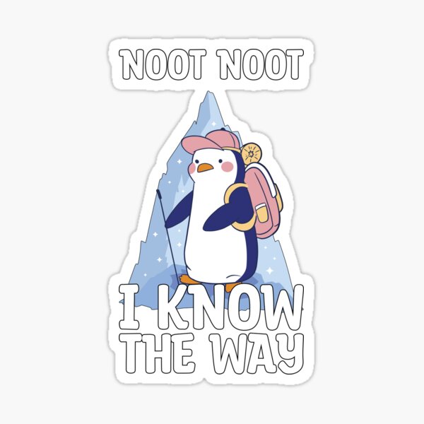 Pinguin lustige sprüche Nordpol niedlich geschenk' Sticker