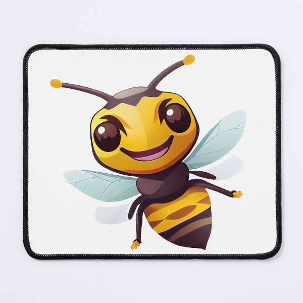 Item preview, Adorable Smiling Wasp Cartoon designed and sold by Fitbys.