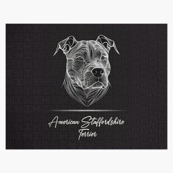 Staffordshire Bull Terrier Dog Staffy - Jigsaw Puzzle