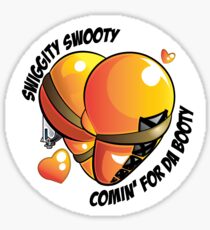 Swiggity Swooty Comin' For Da Booty - Tracer Sticker