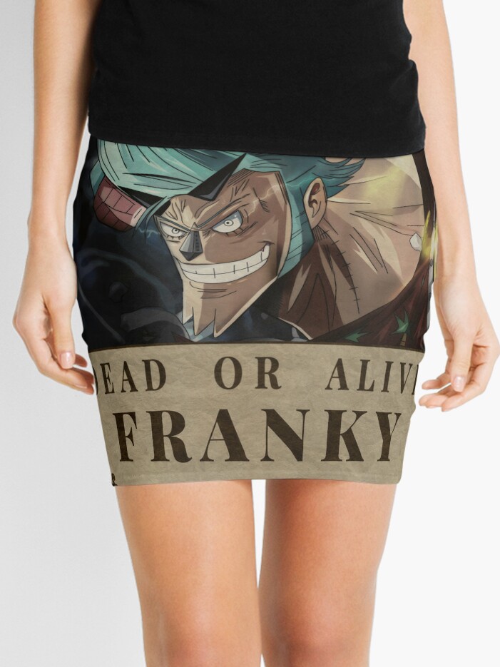 Iron Man Franky Bounty One Piece Wanted Cutty Flam | Mini Skirt