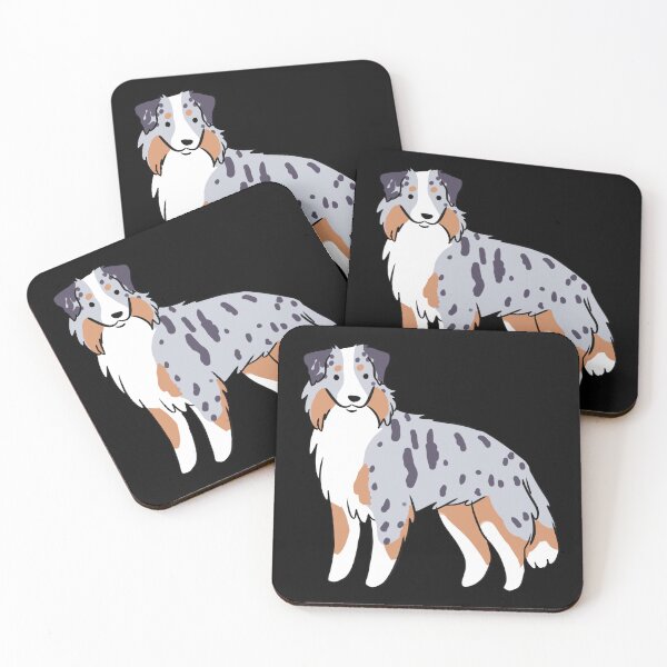 Item preview, Mini american shepherd illustration  designed and sold by Yarafantasyart.