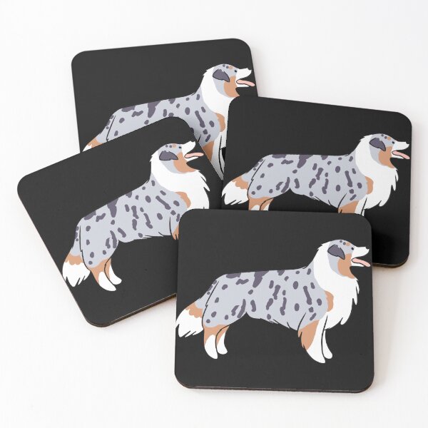 Item preview, Mini american shepherd illustration  designed and sold by Yarafantasyart.