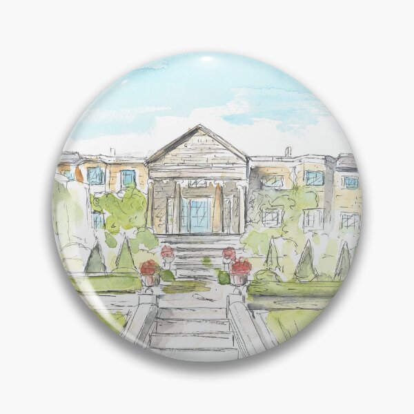 Item preview, Royal Hillsborough Castle watercolour art sketch designed and sold by DebTheZeb.