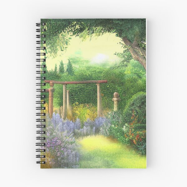 Item preview, ancient garden designed and sold by MyOilArt4you.