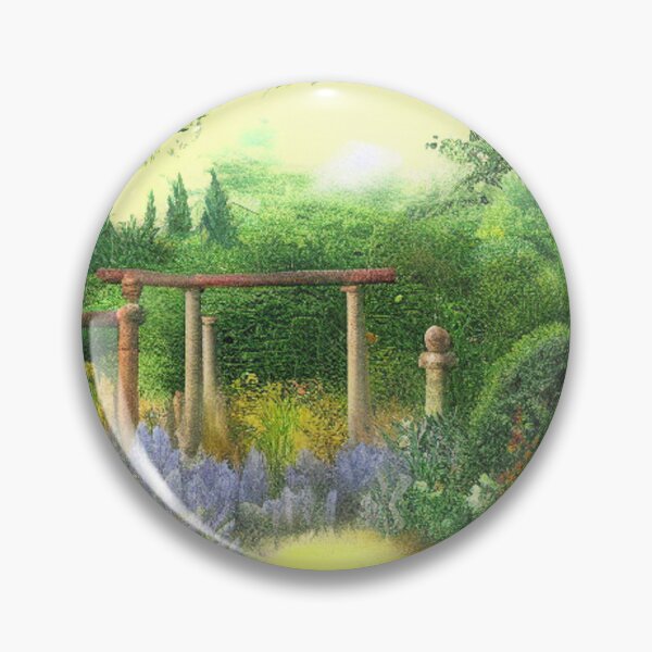 Item preview, ancient garden designed and sold by MyOilArt4you.