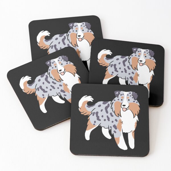 Item preview, Mini american shepherd illustration  designed and sold by Yarafantasyart.