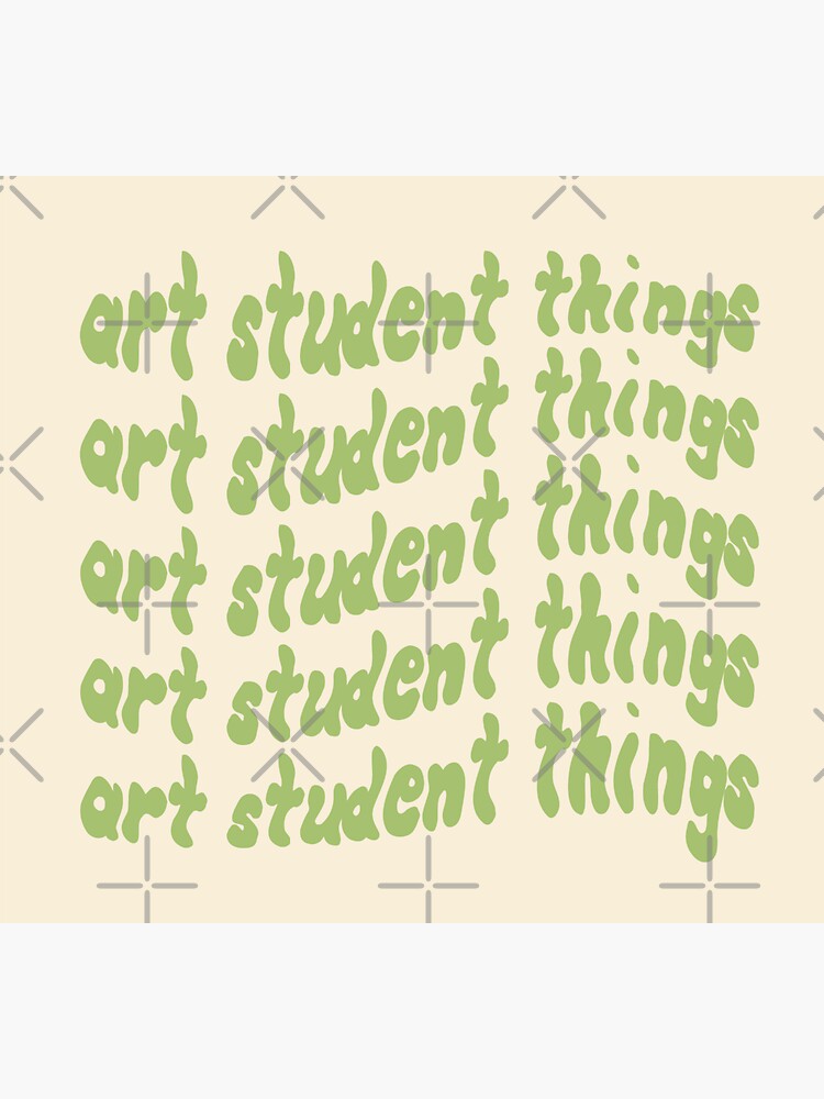 Thumbnail 3 of 3, Sticker, Art Student Things designed and sold by Ariba Khayyam.