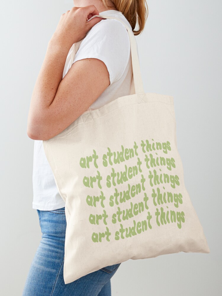 Thumbnail 1 of 5, Tote Bag, Art Student Things designed and sold by ariba-khayyam.