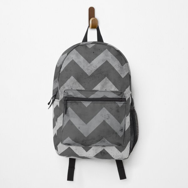 Item preview, Gray white vintage chevron pattern lines retro distressed designed and sold by PLdesign.
