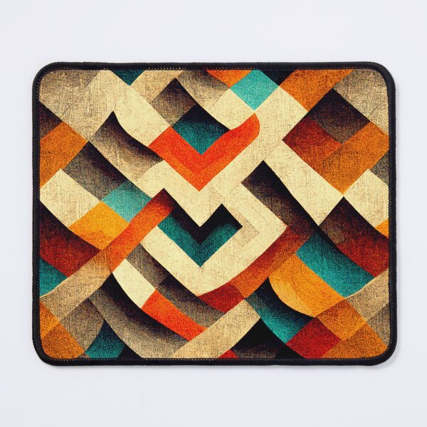 Item preview, abstract trippy colorful geometric pattern designed and sold by sSupernovas001.