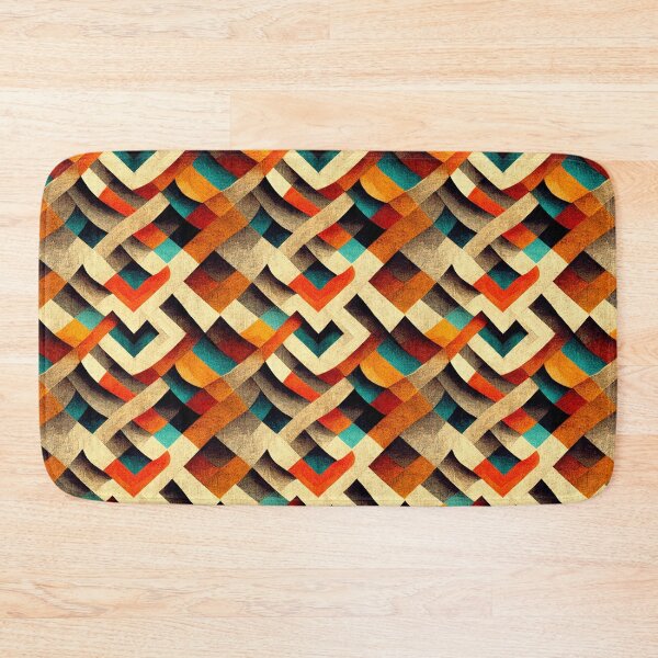 Item preview, abstract trippy colorful geometric pattern designed and sold by sSupernovas001.