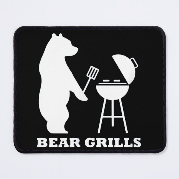 Item preview, Bear Grills- Funny Bear Grilling BBQ Grill Bear Tee Gifts designed and sold by e-z4k.