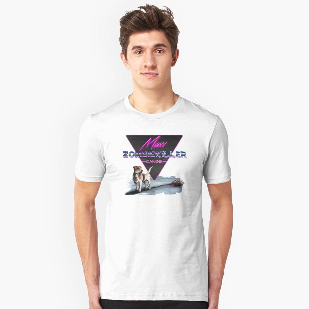 Maxx the Zombiekiller Slim Fit T-Shirt