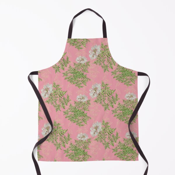 Item preview, hemlock plant cute pink pattern with ladybug designed and sold by TheWaterBirds.