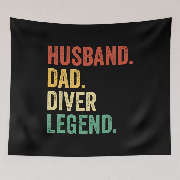 Item preview, Husband Dad diver Legend, diver Dad Tee for Husband, diver Dad Father's Day Gift, diver Dad Gift for Him designed and sold by Dogs Geeky⭐⭐⭐⭐⭐.