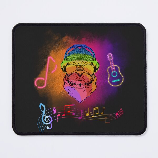Item preview, Cool Pug. Music Notes.    designed and sold by Doggymadness.