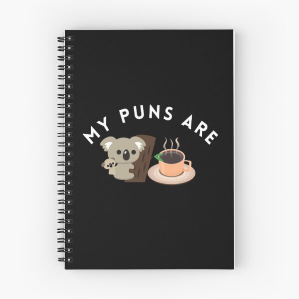 Item preview, Funny My Puns Are Koala Tea | Dark Background designed and sold by embaarc.