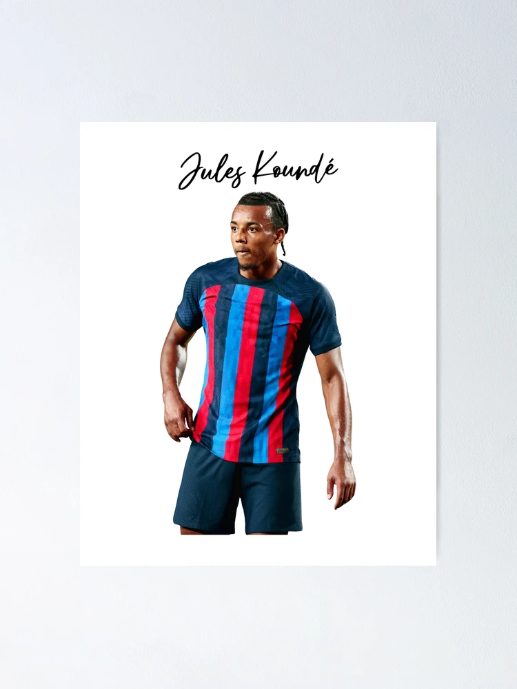 Poster for Sale avec l'œuvre « Jules Kounde » de l'artiste
