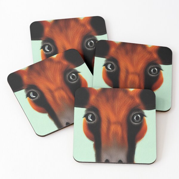 Item preview, nervous animal designed and sold by MyOilArt4you.