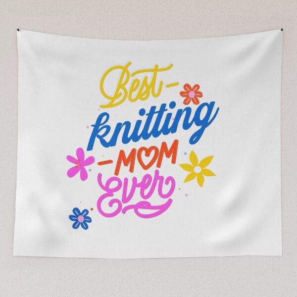 Item preview, best knitting mom ever designed and sold by designsmaster99.