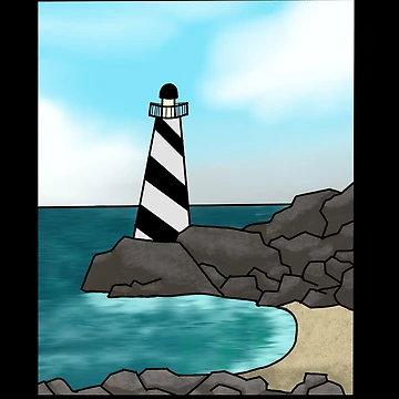 Artwork thumbnail, lighthouse by eccentrics