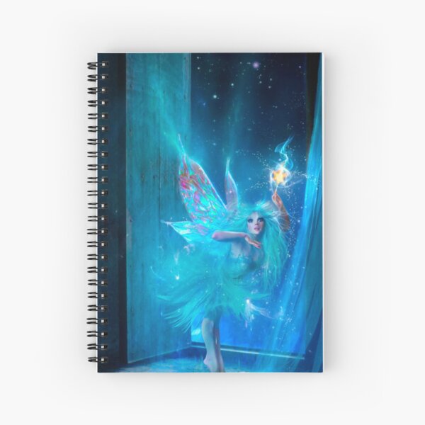 The Blue Fairy Spiral Notebook