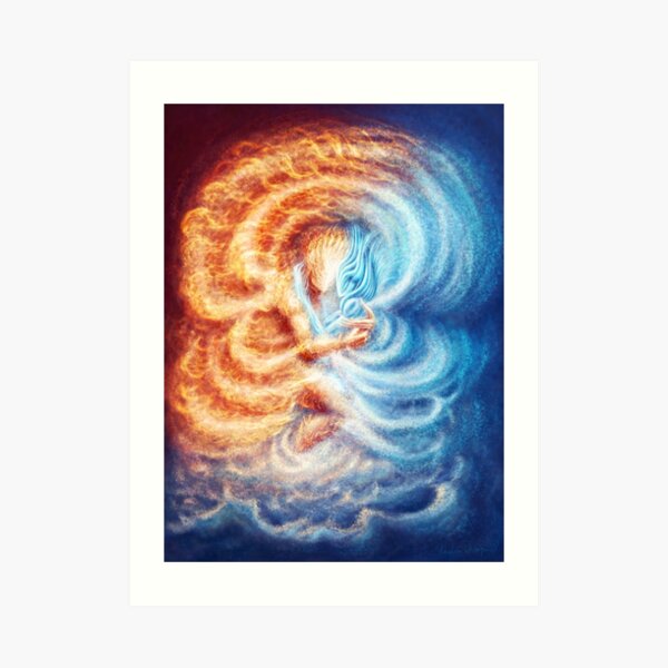 Fire and Ice Art Print