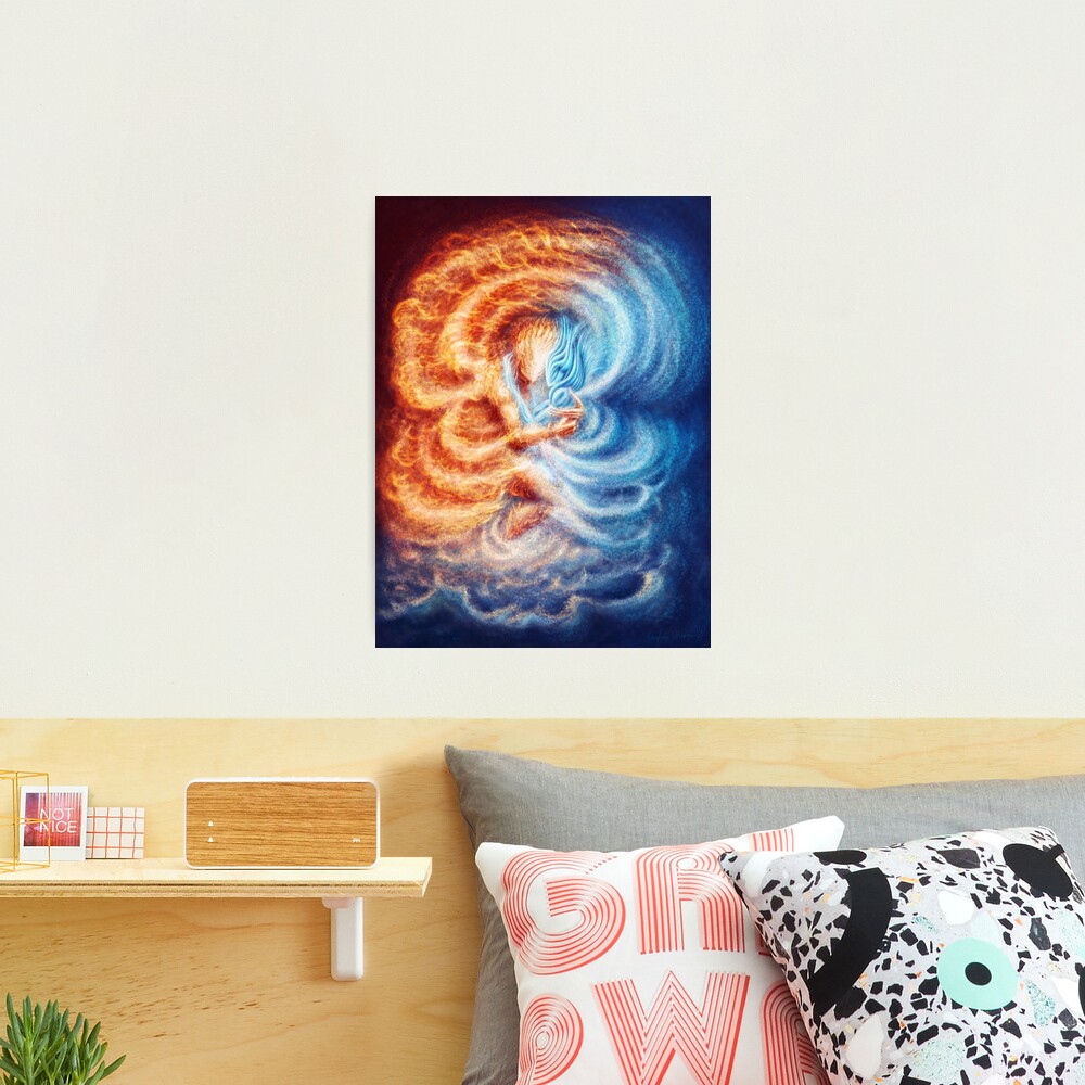 Fire and Ice Photographic Print