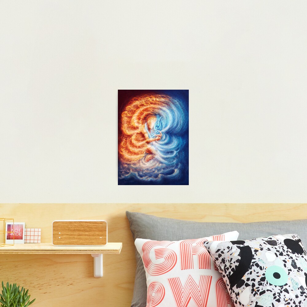 Fire and Ice Photographic Print