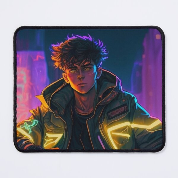 Item preview, Anime guy neon lights designed and sold by Sarvgya Verma.