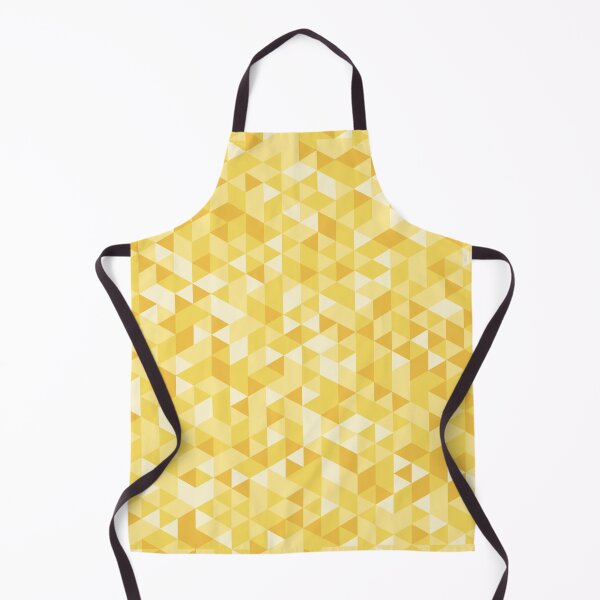 Item preview, Geometric Triangle Pattern in Shades of Yellow designed and sold by rissol.