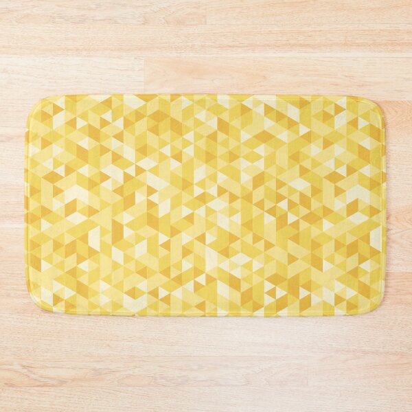 Item preview, Geometric Triangle Pattern in Shades of Yellow designed and sold by rissol.
